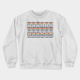 The Sound of Music The Von Trapp Curtain Drapes Pattern Design PRIDE Crewneck Sweatshirt